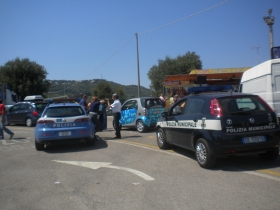 Forze dell'ordine ancora una volta allo Zoosafari
